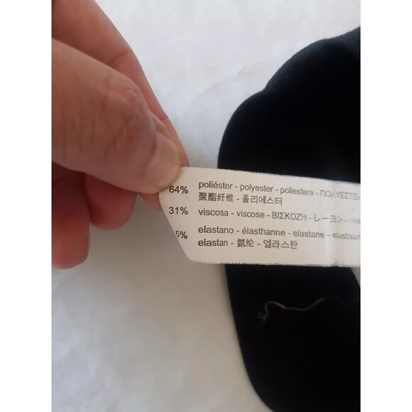 Zara Womens Dress Size XS Black Mini Short Sleeve Short Corporate Work Office - Picture 7 of 16